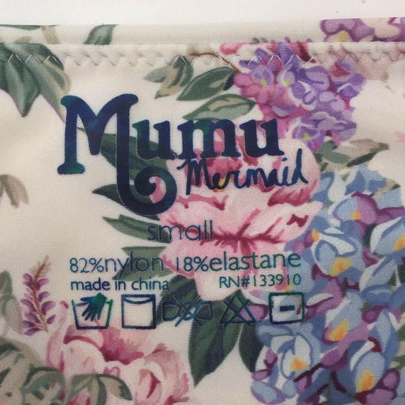 SMYM Ryder Wrap Top Side Tie Bikini Set Floral S/L - Picture 8 of 10